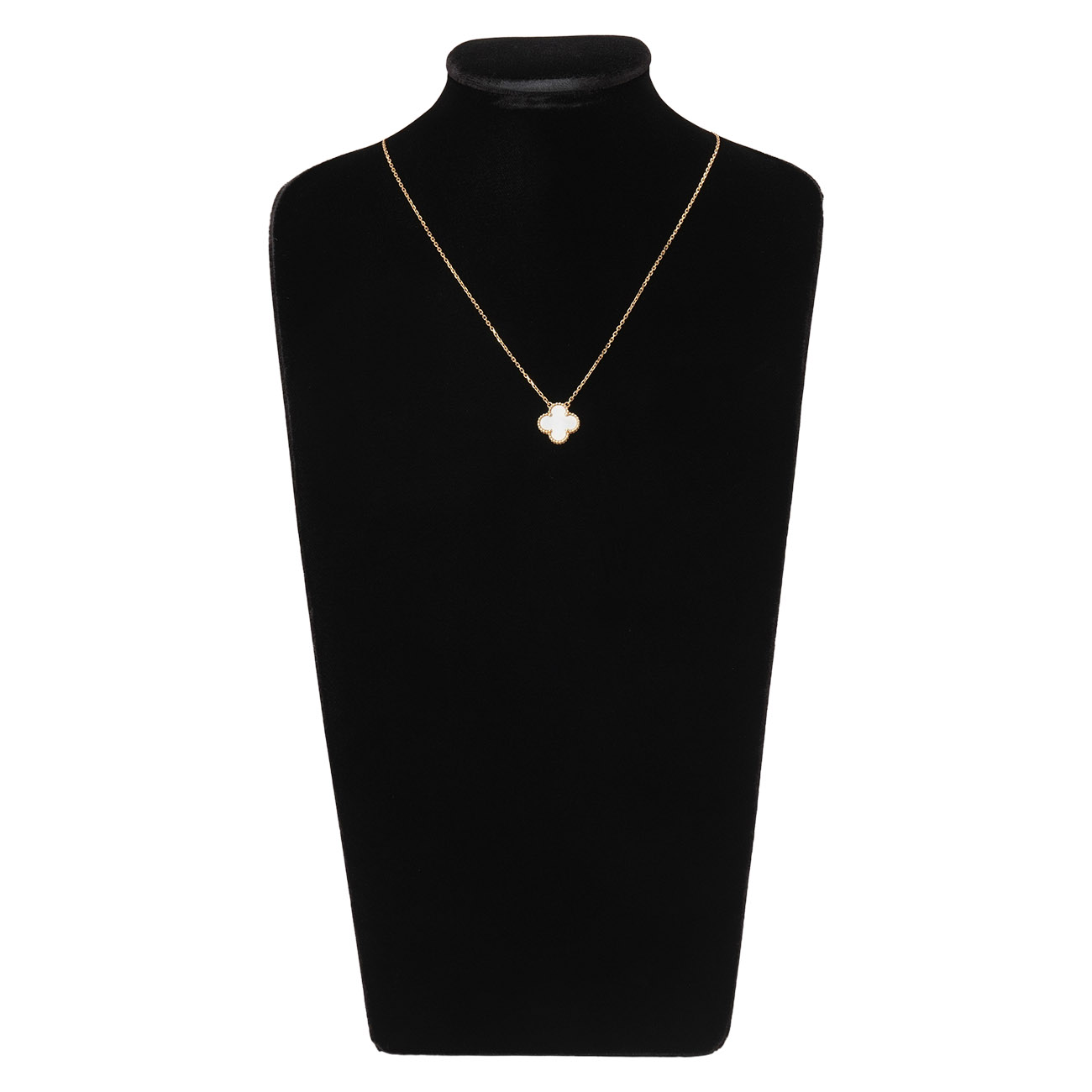 VAN CLEEF & ARPELS(USED)반클리프 빈티지 알함브라 네크리스 자개